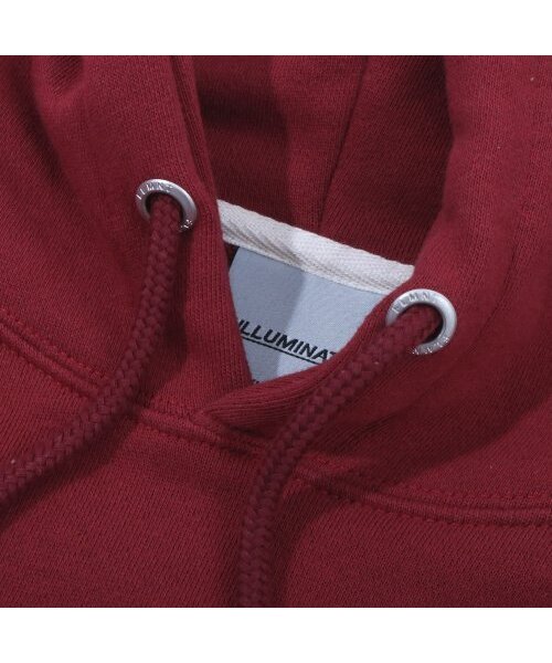 F.ILLUMINATE(フィルミネイト)の「オーバーフィットアーチロゴフーディーワイン(パーカー・レディース・その他・SMALL/MEDIUM/LARGE/X-LARGE)」の3枚目の写真