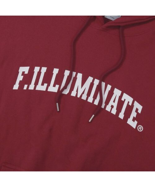 F.ILLUMINATE(フィルミネイト)の「オーバーフィットアーチロゴフーディーワイン(パーカー・レディース・その他・SMALL/MEDIUM/LARGE/X-LARGE)」の4枚目の写真