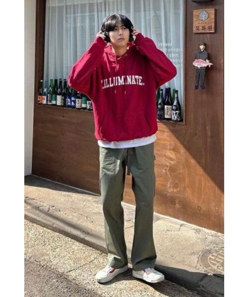 F.ILLUMINATE(フィルミネイト)の「オーバーフィットアーチロゴフーディーワイン(パーカー・レディース・その他・SMALL/MEDIUM/LARGE/X-LARGE)」の11枚目の写真