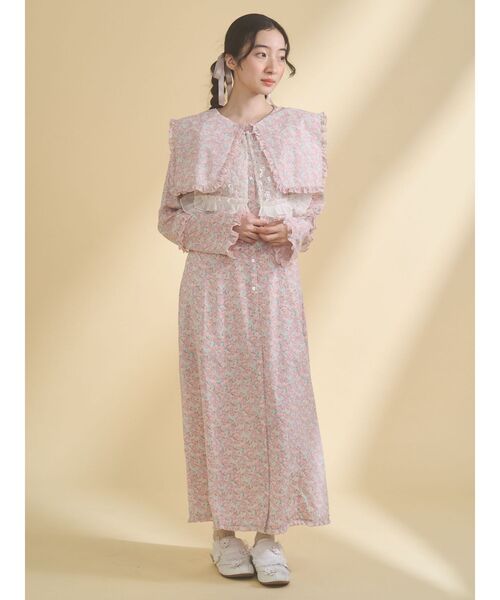 merry jenny（メリージェニー）の「BIGフラワーワンピース（ワンピース・レディース・ブルー/ラベンダー/ピンク・FREE）」の12枚目の写真