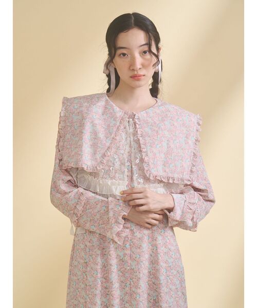 merry jenny（メリージェニー）の「BIGフラワーワンピース（ワンピース・レディース・ブルー/ラベンダー/ピンク・FREE）」の14枚目の写真