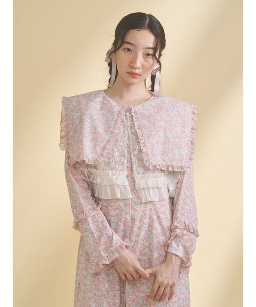 merry jenny（メリージェニー）の「BIGフラワーワンピース（ワンピース・レディース・ブルー/ラベンダー/ピンク・FREE）」の15枚目の写真