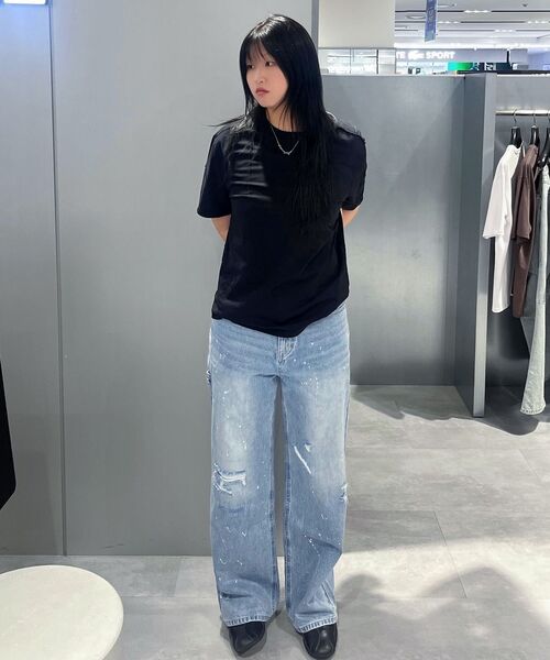 INSILENCE(インサイロンス)の「ディストロイドペインテッドデニムパンツBLUE(デニムパンツ・レディース・その他・SMALL/MEDIUM/LARGE)」の6枚目の写真