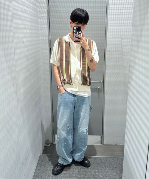 INSILENCE(インサイロンス)の「ディストロイドペインテッドデニムパンツBLUE(デニムパンツ・レディース・その他・SMALL/MEDIUM/LARGE)」の7枚目の写真