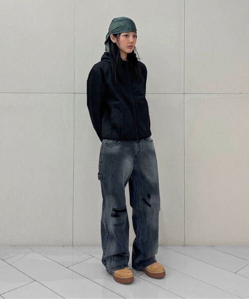 INSILENCE(インサイロンス)の「ディストロイドペインテッドデニムパンツBLUE(デニムパンツ・レディース・その他・SMALL/MEDIUM/LARGE)」の14枚目の写真