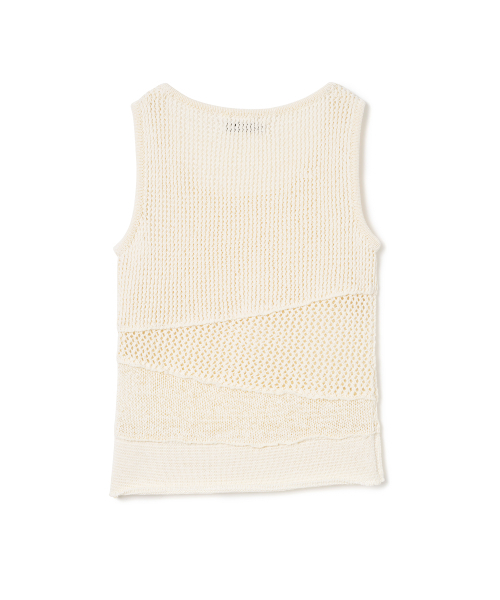 MILLO WOMEN(ミロウーマン)の「ミックスドニットスリーブレス【アイボリー】(Tシャツ/カットソー・レディース・その他・MEDIUM/SMALL)」の3枚目の写真