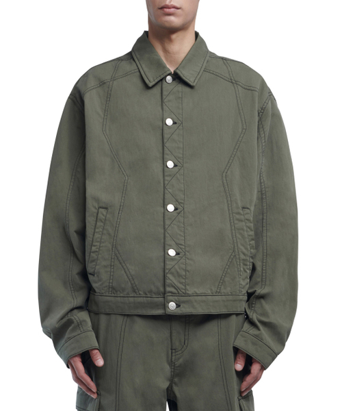 NOMANUAL(NOMANUAL)の「S.N WORK JACKET - KHAKI(その他アウター・メンズ・その他・MEDIUM/LARGE)」の2枚目の写真