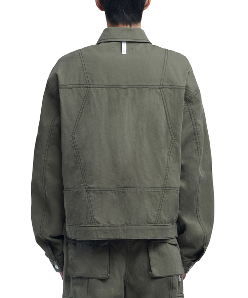 NOMANUAL(NOMANUAL)の「S.N WORK JACKET - KHAKI(その他アウター・メンズ・その他・MEDIUM/LARGE)」の3枚目の写真