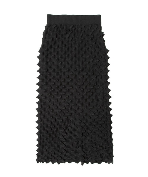 OPEN SESAME CLUB（オープンセサミクラブ）の「durian long skirt（スカート・レディース・ブラック/ベージュ・1）」の3枚目の写真