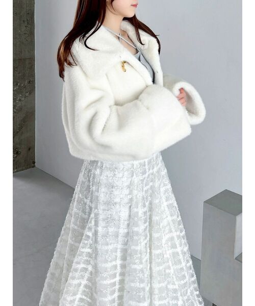 セール】ビットショートミンクライクファーコート（その他アウター