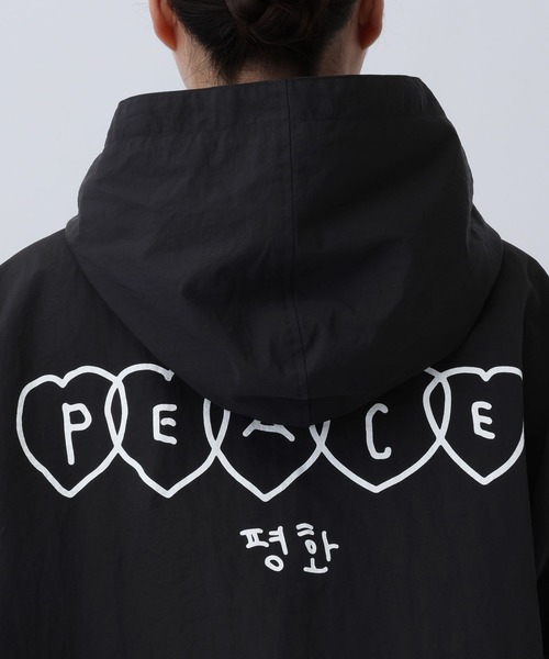 ALAND(エーランド)の「【UNISEX】ALAND×INAPSQUARE/フードジャケット(ナイロンジャケット・レディース・ブラック/ネイビー・LARGE/SMALL)」の21枚目の写真