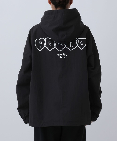 ALAND(エーランド)の「【UNISEX】ALAND×INAPSQUARE/フードジャケット(ナイロンジャケット・レディース・ブラック/ネイビー・LARGE/SMALL)」の15枚目の写真