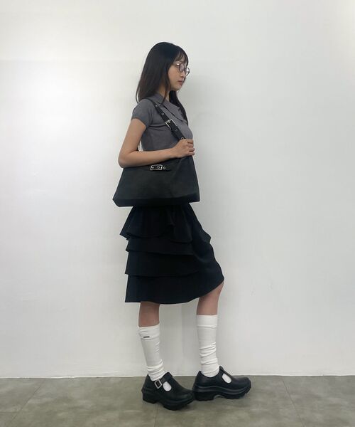 Miseki SEOUL(ミセキソウル)の「Shirring knee socks IVORY(ソックス/靴下・レディース・その他・OS)」の8枚目の写真