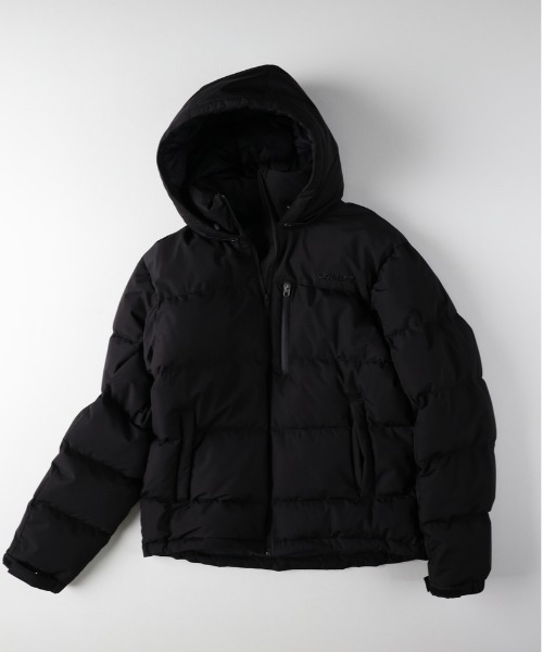 CAMP7（キャンプセブン）の「【CAMP7】ダウンミックス防風アクティブジャケット (耐久撥水 / 軽量 / 保温性 / レギュラーフィット / ナイロン / 中わた / ドットボタン / アウトドア)（ダウンジャケット/コート・メンズ・ブラック/ダークグレー/グレー・M/L/XL/S）」の5枚目の写真