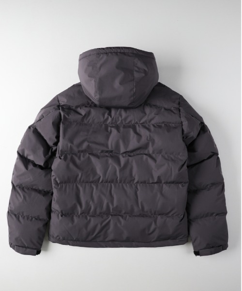 CAMP7（キャンプセブン）の「【CAMP7】ダウンミックス防風アクティブジャケット (耐久撥水 / 軽量 / 保温性 / レギュラーフィット / ナイロン / 中わた / ドットボタン / アウトドア)（ダウンジャケット/コート・メンズ・ブラック/ダークグレー/グレー・M/L/XL/S）」の7枚目の写真