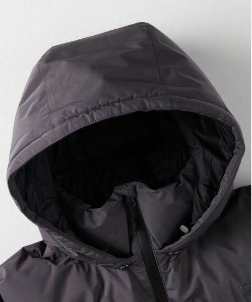 CAMP7（キャンプセブン）の「【CAMP7】ダウンミックス防風アクティブジャケット (耐久撥水 / 軽量 / 保温性 / レギュラーフィット / ナイロン / 中わた / ドットボタン / アウトドア)（ダウンジャケット/コート・メンズ・ブラック/ダークグレー/グレー・M/L/XL/S）」の8枚目の写真