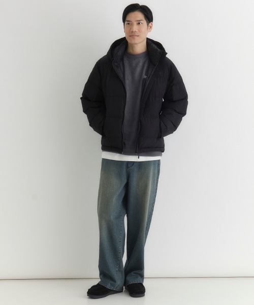 CAMP7】ダウンミックス防風アクティブジャケット (耐久撥水 / 軽量