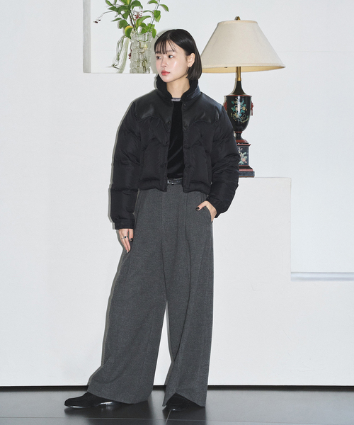 Rocky Mountain FeatherBed（ロッキー マウンテン フェザーベッド）の「ROCKY MOUNTAIN FEATHERBED ANNELLE JACKET 210-252-02：ダウンジャケット（ダウンジャケット/コート・レディース・ブラック・FREE）」の4枚目の写真