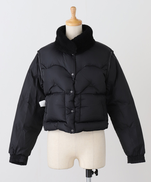 Rocky Mountain FeatherBed（ロッキー マウンテン フェザーベッド）の「ROCKY MOUNTAIN FEATHERBED ANNELLE JACKET 210-252-02：ダウンジャケット（ダウンジャケット/コート・レディース・ブラック・FREE）」の13枚目の写真