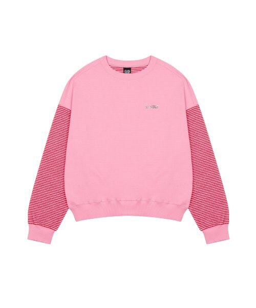 LUVISTRUE（ラヴイズトゥルー）の「NM SHINING STRIPE MTM(PINK)（スウェット・レディース・その他・FREE）」の2枚目の写真