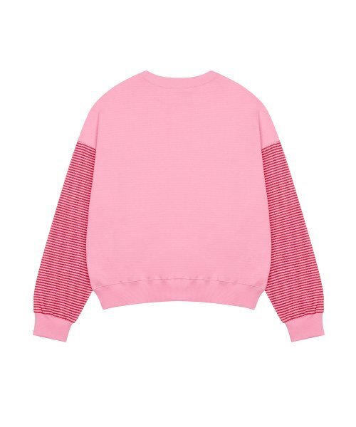 LUVISTRUE（ラヴイズトゥルー）の「NM SHINING STRIPE MTM(PINK)（スウェット・レディース・その他・FREE）」の3枚目の写真