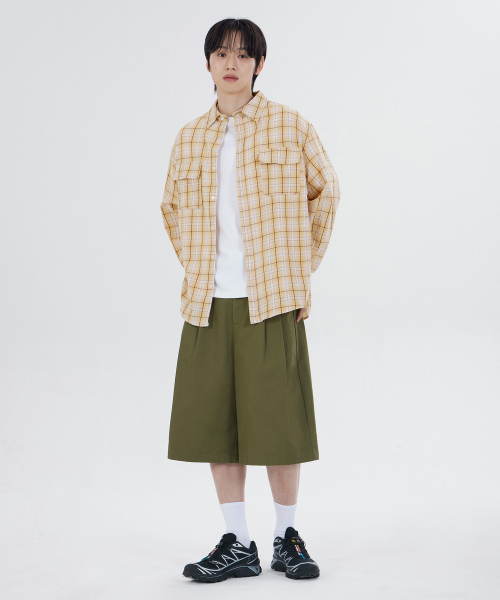 GLW(ジーエルダブリュ)の「コットンバミューダパンツカーキ(その他パンツ・レディース・その他・LARGE/SMALL/MEDIUM)」の10枚目の写真