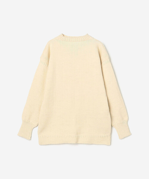 Le Tricoteur（ルトリコチュール）の「Le Tricoteur | トラディショナル ウールガンジーセーター UNISEX（ニット/セーター・レディース・Nat/ブルー系その他5/オートミール/ネイビー・38/42/36/40/44）」の14枚目の写真