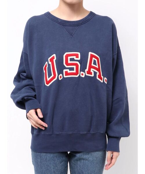 Ungrid(アングリッド)の「【Ca】RALPH LAUREN POCNVFM2-LO(Tシャツ/カットソー・レディース・ネイビー・FREE)」の1枚目の写真