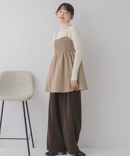 RETRO GIRL(レトロガール)の「アソートチェックビスチェ(シャツ/ブラウス・レディース・グリーン系その他2/ブラウン系その他2・FREE)」の6枚目の写真