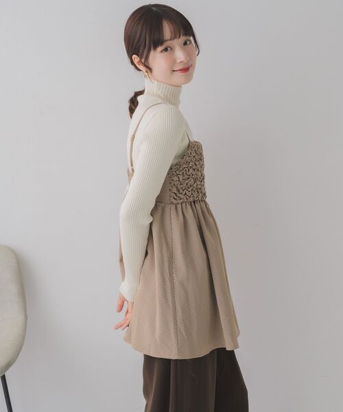 RETRO GIRL(レトロガール)の「アソートチェックビスチェ(シャツ/ブラウス・レディース・グリーン系その他2/ブラウン系その他2・FREE)」の8枚目の写真
