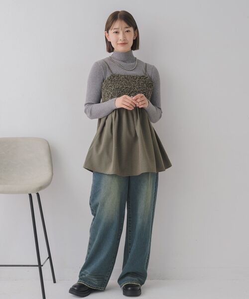 RETRO GIRL(レトロガール)の「アソートチェックビスチェ(シャツ/ブラウス・レディース・グリーン系その他2/ブラウン系その他2・FREE)」の11枚目の写真