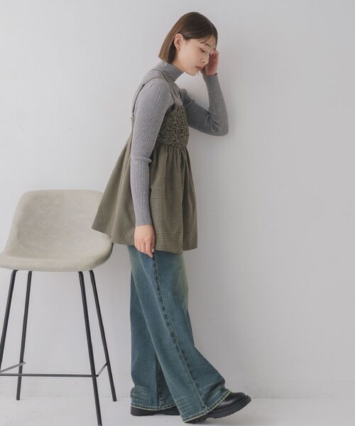 RETRO GIRL(レトロガール)の「アソートチェックビスチェ(シャツ/ブラウス・レディース・グリーン系その他2/ブラウン系その他2・FREE)」の12枚目の写真