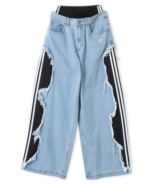 adidas ADILENIUM 5 DECONSTRUCTED DENIM PANTS / アディダス アディ