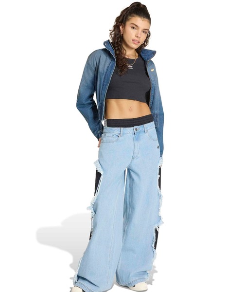 adidas ADILENIUM 5 DECONSTRUCTED DENIM PANTS / アディダス アディ