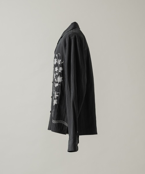 CASPER JOHN（キャスパージョン）の「Flower embroidery shirts/フラワーエンブロイダリーシャツ（シャツ/ブラウス・メンズ・ホワイト/ピンク/ブラック・X-SMALL/LARGE/MEDIUM/SMALL）」の22枚目の写真