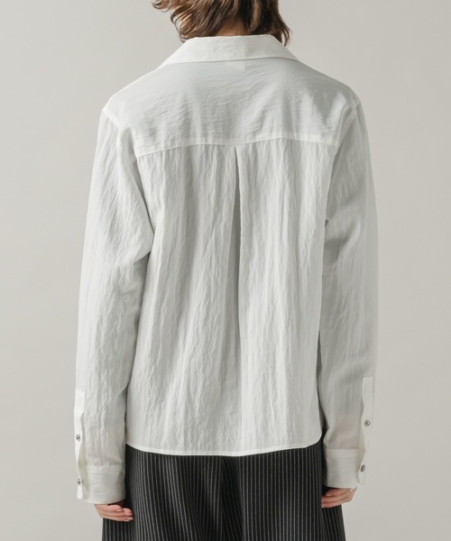 CASPER JOHN（キャスパージョン）の「Flower embroidery shirts/フラワーエンブロイダリーシャツ（シャツ/ブラウス・メンズ・ホワイト/ピンク/ブラック・X-SMALL/LARGE/MEDIUM/SMALL）」の12枚目の写真