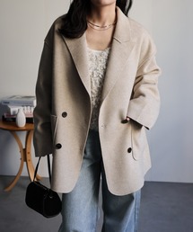 ap retro | ウールダブルテーラードコート / Pコート(チェスターコート)