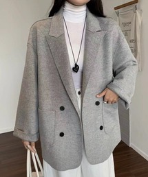 ap retro（アプレトロ）の「ウールダブルテーラードコート / Pコート（チェスターコート・レディース）」