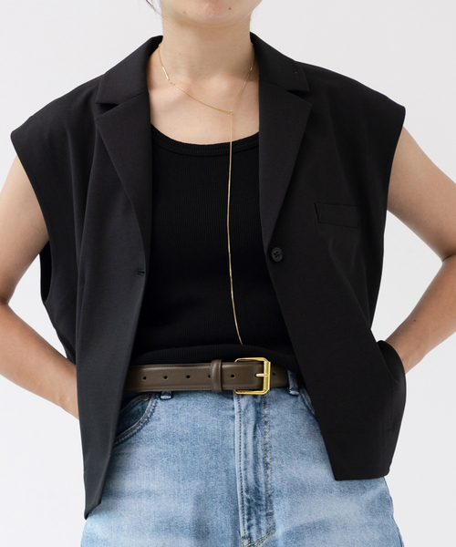 IENA（イエナ）の「《追加3》SASKIA DIEZ/サスキア ディツ FINE NL FRINGE CUBIC ネックレス（ネックレス・レディース・ゴールド・FREE）」の9枚目の写真