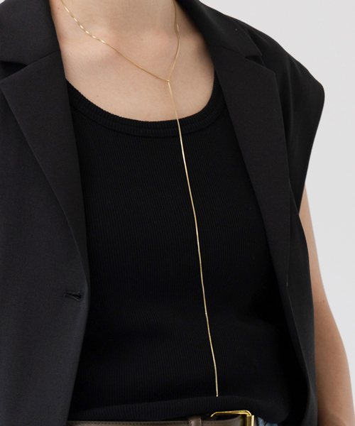 IENA（イエナ）の「《追加3》SASKIA DIEZ/サスキア ディツ FINE NL FRINGE CUBIC ネックレス（ネックレス・レディース・ゴールド・FREE）」の11枚目の写真