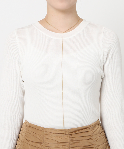 IENA（イエナ）の「《追加3》SASKIA DIEZ/サスキア ディツ FINE NL FRINGE CUBIC ネックレス（ネックレス・レディース・ゴールド・FREE）」の20枚目の写真