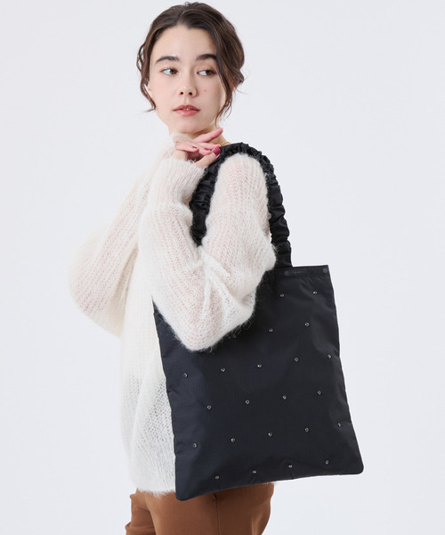 LeSportsac(レスポートサック)の「GH EMERALD TOTE ビジューブラックグレー(トートバッグ・レディース・ブラック・FREE)」の1枚目の写真