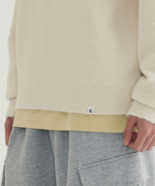 COVERNAT(カバーナット)の「ヘアリーラグランニット アイボリー(ニット/セーター・レディース・その他・SMALL/MEDIUM/LARGE/X-LARGE/XX-LARGE/X-SMALL)」の7枚目の写真