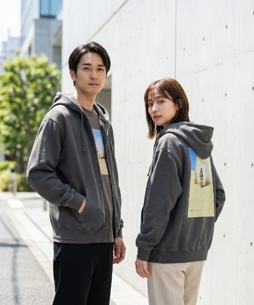 STAR WARS（スターウォーズ）の「『スター・ウォーズ/STARWARS』ジップパーカー Tシャツ フォトグラフィック オーバーサイズ ピグメント加工 ヴィンテージライク ムービー ZOZO限定（パーカー・メンズ・グレー系その他/ブルー系その他/ピンク系その他/グレー系その他2/グレー系その他3/グレー系その他4/グレー系その他5/グレー系その他6/グレー系その他7/ブルー系その他2/ブルー系その他3/ブルー系その他4/ブルー系その他5/ブルー系その他6/ブルー系その他7/ピンク系その他2/ピンク系その他3/ピンク系その他4/ピンク系その他5/ピンク系その他6/ピンク系その他7・MEDIUM/LARGE/X-LARGE）」の7枚目の写真