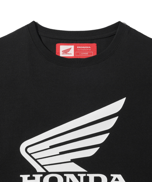 PHYPS MOTORCYCLE(フィップスモーターサイクル)の「ウィングコレクトロゴ半袖ブラック(Tシャツ/カットソー・レディース・その他・SMALL/MEDIUM/LARGE/X-LARGE)」の4枚目の写真