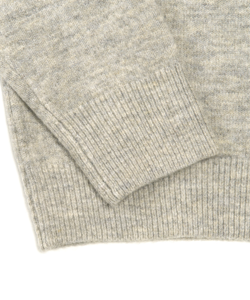 EXCONTAINER(エックスコンテナ)の「ミニマルボタンラウンドネッククロップカーディガン (GREY)(カーディガン/ボレロ・メンズ・その他・MEDIUM/LARGE/X-LARGE)」の10枚目の写真