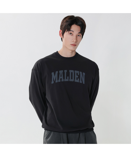 MALDEN(モールデン)の「ヘビーコットンアーチオーバーサイズスウェット(スウェット・レディース・ホワイト/ブラック・MEDIUM/LARGE/X-LARGE)」の2枚目の写真