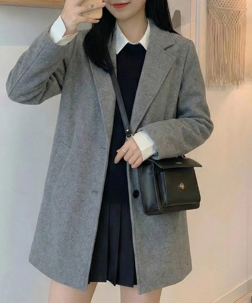 cammie(キャミー)の「シンプルニットトップス(ニット/セーター・レディース・ネイビー/ブラック/グレー・F)」の8枚目の写真