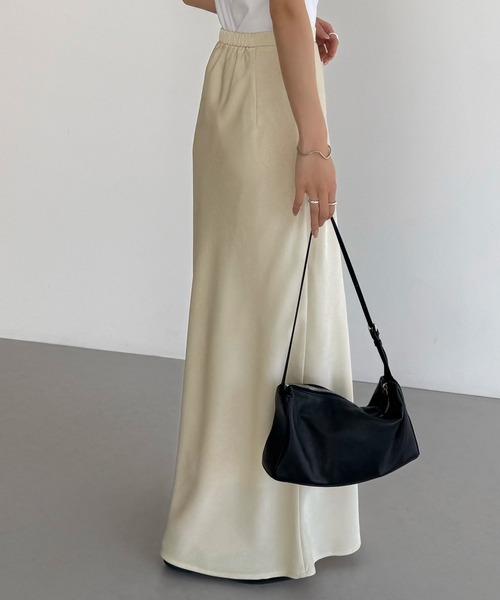 callautia(カラウティア)の「サテンマーメイドスカート(スカート・レディース・チャコール/ブラック/アイボリー・SMALL/MEDIUM/LARGE)」の11枚目の写真