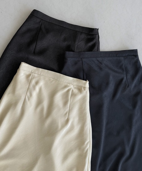 callautia(カラウティア)の「サテンマーメイドスカート(スカート・レディース・チャコール/ブラック/アイボリー・SMALL/MEDIUM/LARGE)」の17枚目の写真